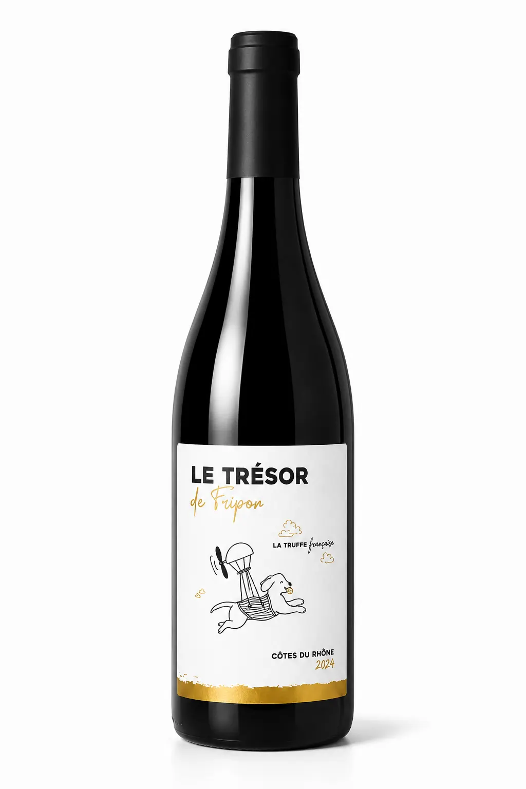 Le Trésor de Fripon Red, Red Côtes du Rhône, vintage 2024