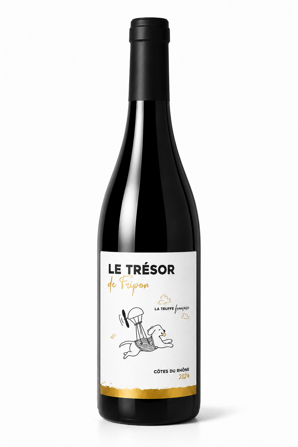 Le Trésor de Fripon Rouge, Côtes du Rhône rouge, millésime 2024